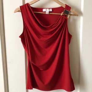 NWOT Michael Kors Top with Gold Accent Size S